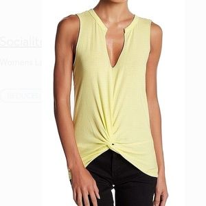 Nordstrom Socialite Twisted Hem Tank top